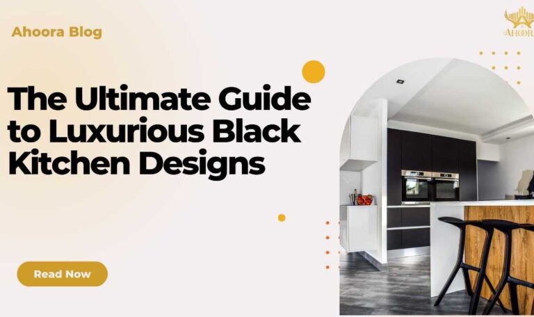 Luxurious Black Kitchen Designs Ideas