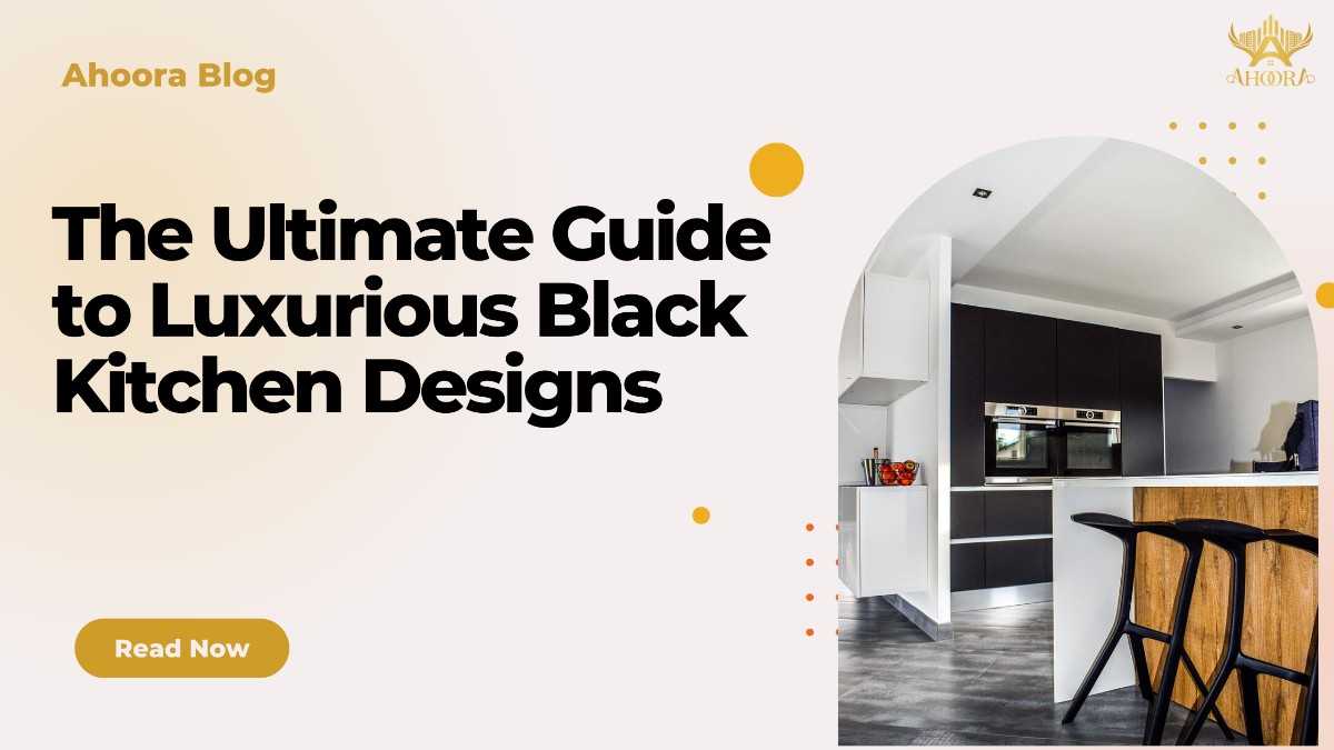 Luxurious Black Kitchen Designs Ideas