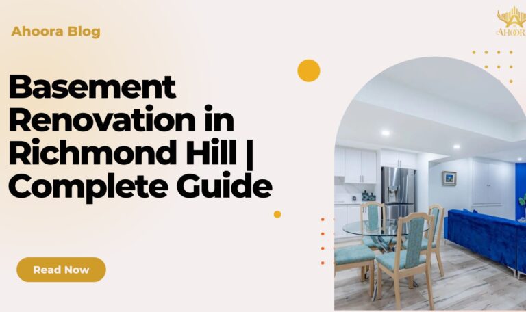 Basement Renovation in Richmond Hill