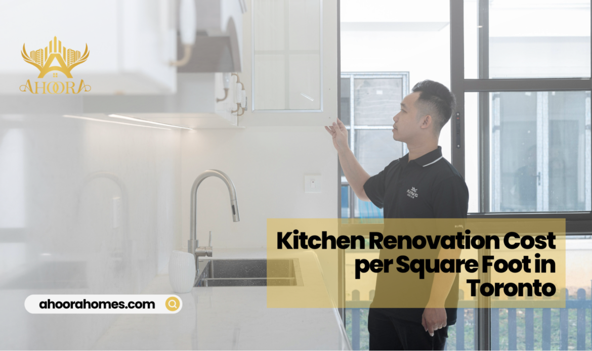 modern kitchen renovation in Toronto illustrating average kitchen renovation cost

