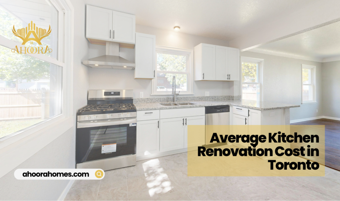 modern kitchen remodel in a Toronto home showing updated cabinets and countertops
