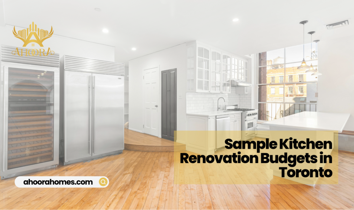 modern kitchen renovation in a GTA home showing typical kitchen renovation budget example