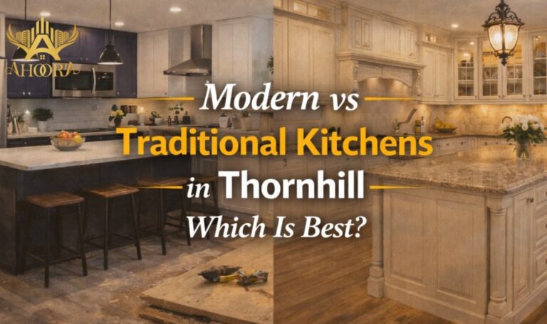 modern vs traditional kitchen