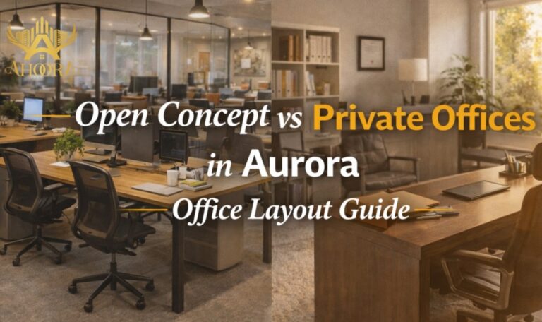 open concept vs private offices