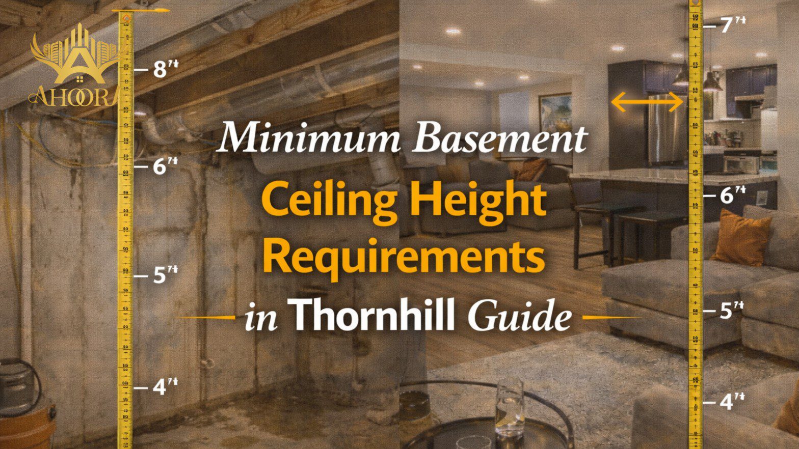 Basement Ceiling Height requirements in thornhill