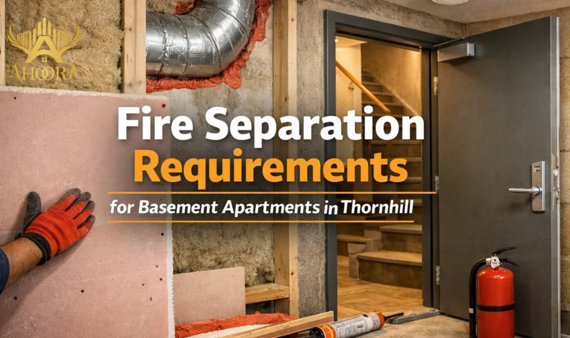 Fire Separation Requirements for Basement Apartments in Thornhill
