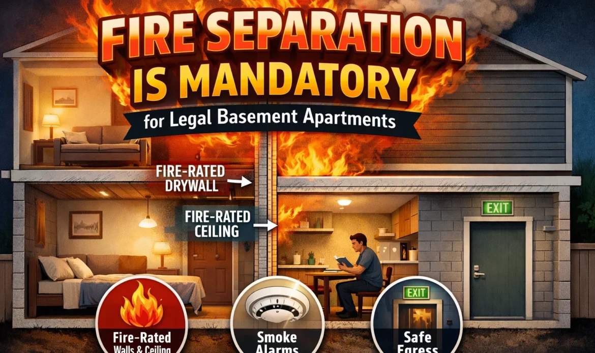 Fire Separation Requirements for Basement Apartments in Thornhill