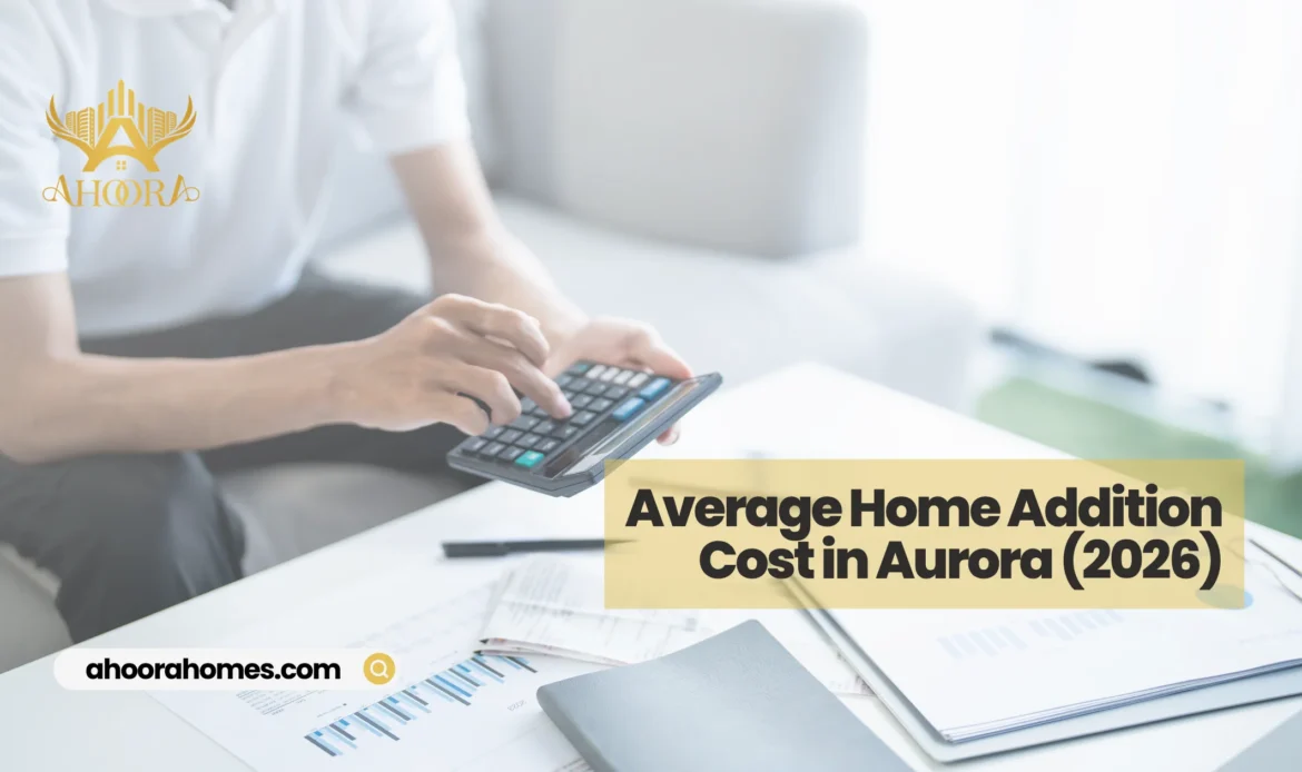 home addition construction project in Aurora showing expanded living space