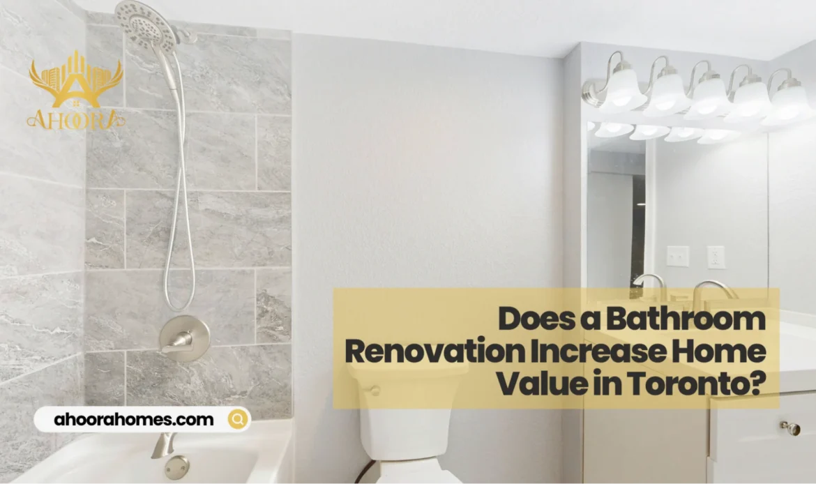 modern bathroom remodeling project in a Toronto home