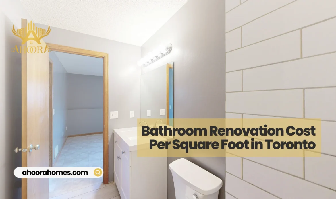 modern bathroom renovation in a Toronto home illustrating renovation pricing