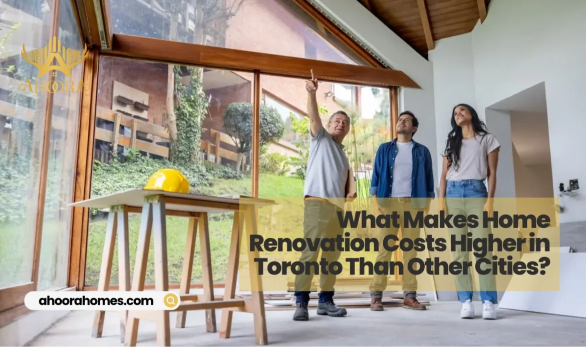 high-end home renovation upgrades in a Toronto house with modern finishes