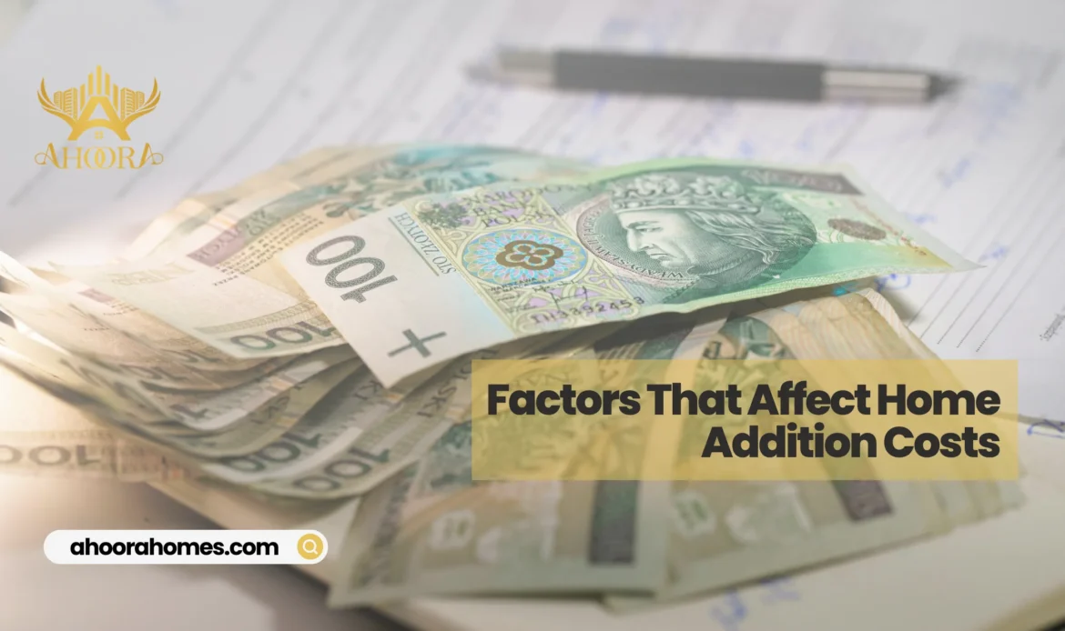 home extension project in Aurora showing factors that influence home addition costs

