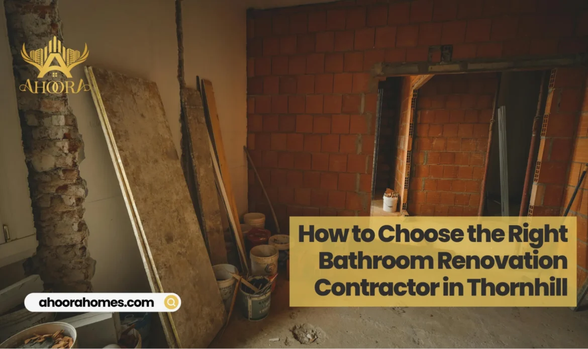 Bathroom remodeling ideas for small bathrooms with space-saving renovation solutions in Thornhill


