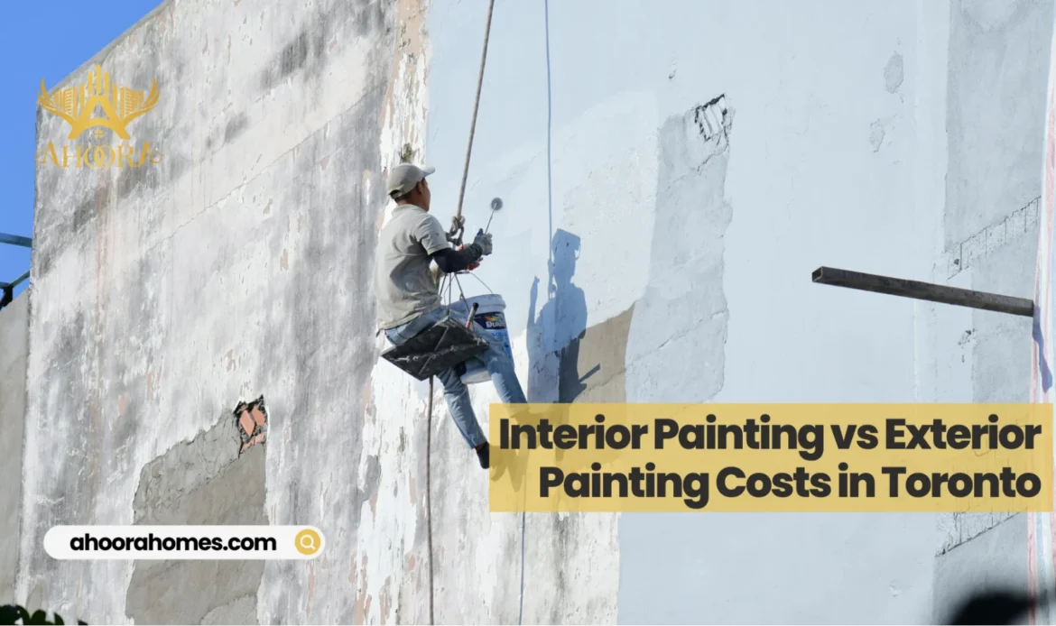 Commercial painting Toronto cost comparison for interior and exterior painting projects