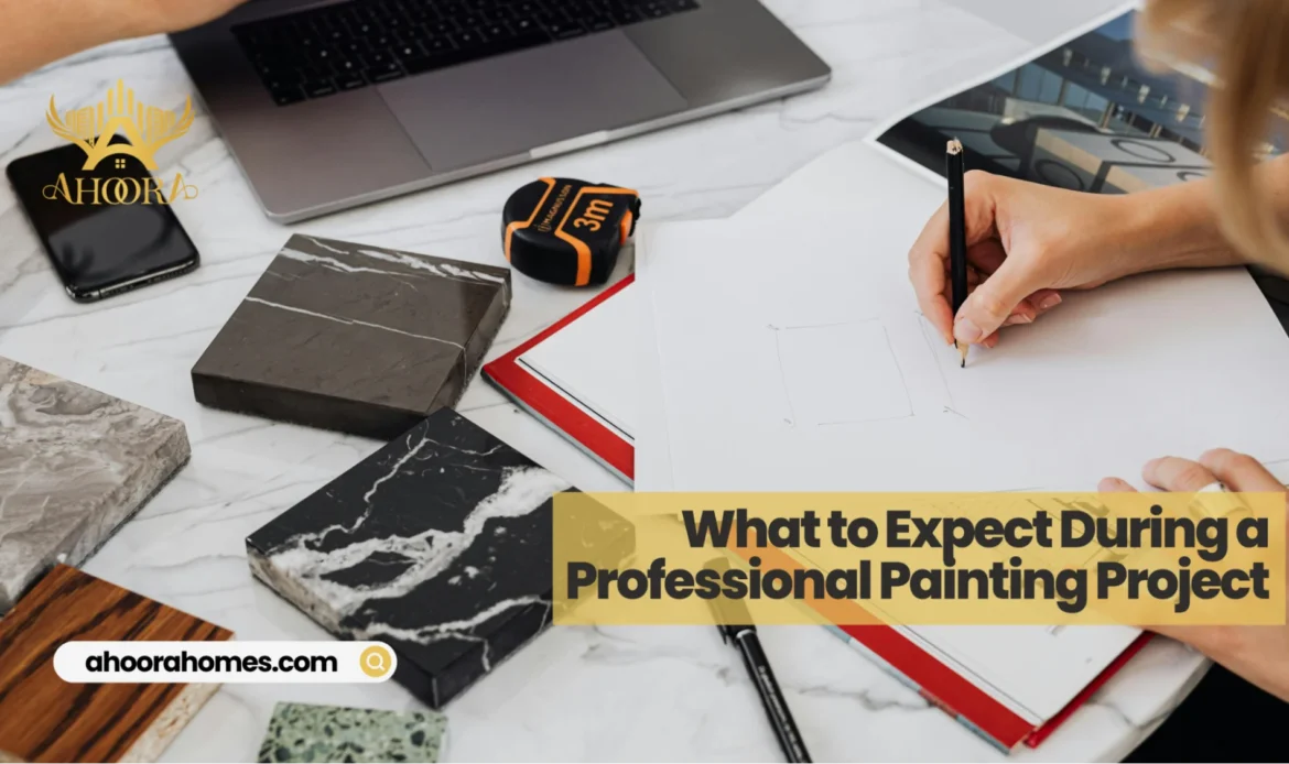 house painting project in Toronto showing the process and factors that affect the cost to paint a house