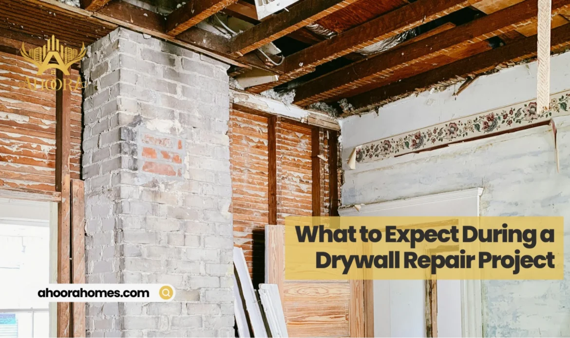Drywall repair project overview including drywall cost per square foot in Toronto for residential renovations