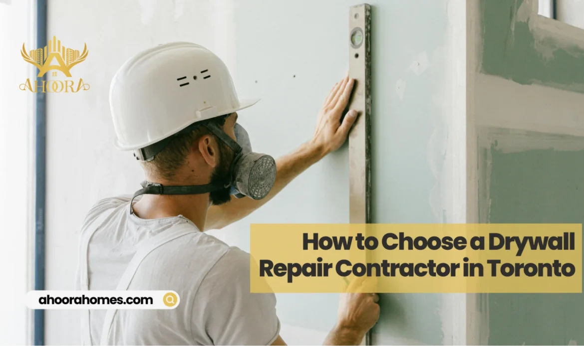 Drywall crack repair Toronto contractor providing professional wall repair and finishing services