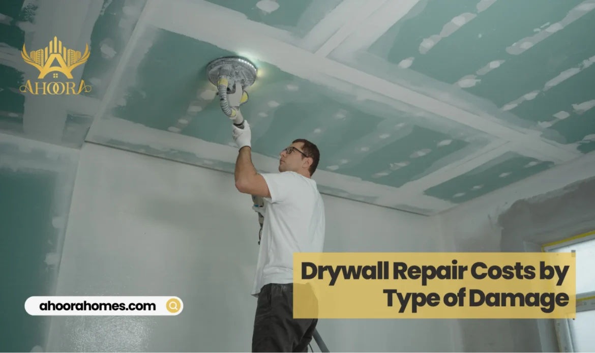 Drywall installation cost in Toronto based on different types of drywall damage and repair requirements