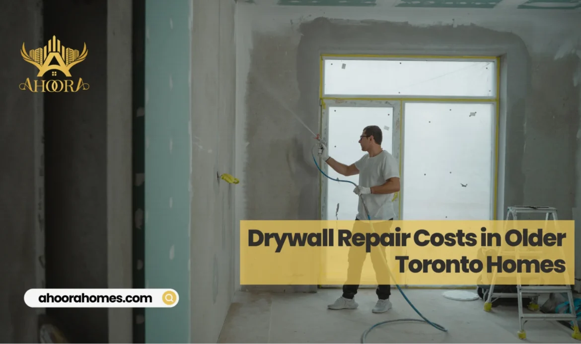 Drywall repair estimate in Toronto for older homes with common wall and ceiling damage issues