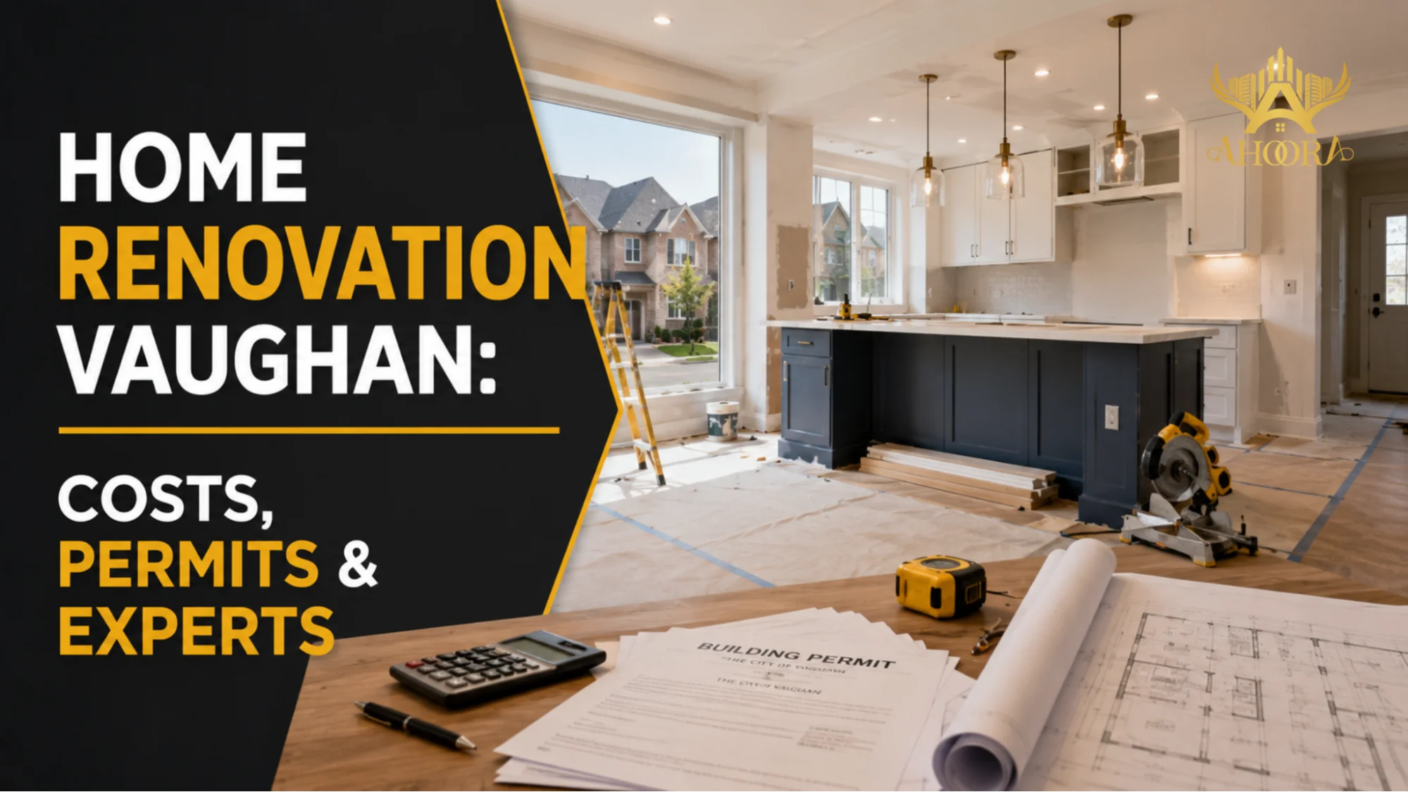 Home renovation Vaughan guide covering renovation costs, permit requirements, and expert contractor services