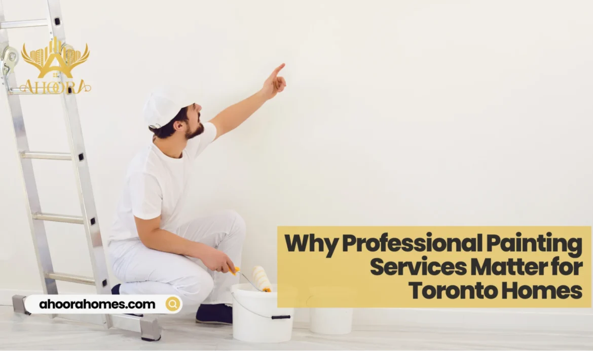 Professional painters in Toronto providing high-quality residential painting services for local homes