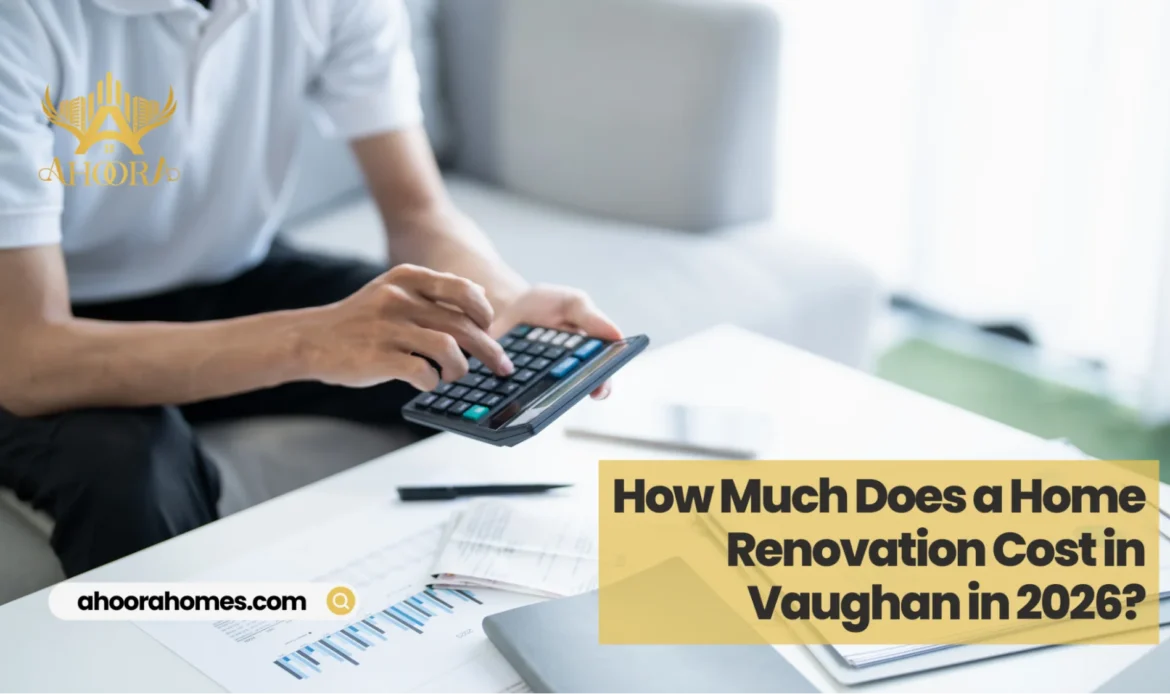 Renovation contractor Vaughan guide explaining average home renovation costs and budgeting factors