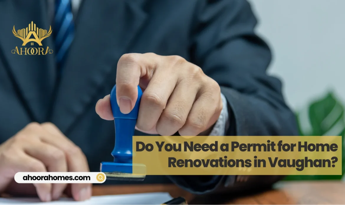 Guide explaining Vaughan renovation permits required for different types of home renovation projects